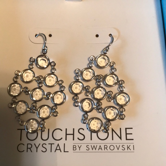 Touchstone Crystal by Swarovski Jewelry - Touchstone chandelier earrings